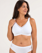 Wireless Support & Lift V-Neck Mesh Bra
