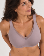 Wireless Support & Lift V-Neck Mesh Bra