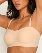 Invisible Strapless Push Up Bra